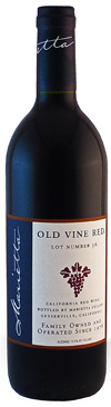 Marietta Cellars Old Vine Red Lot Number 56