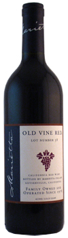 Marietta Cellars Old Vine Red Lot Number 59
