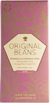 Original Beans Femmes de Virunga 55% Strong Pure Organic Milk Chocolate