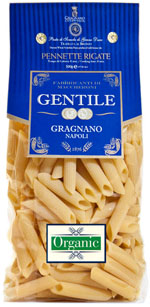 Pasta di Gragnano IGP Organic Penne Rigate Gentile Gragnano Napoli