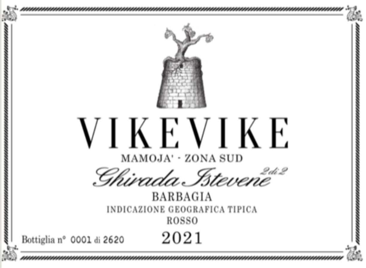 2021 Barbagia Cannonau Ghirada Istevene VikeVike